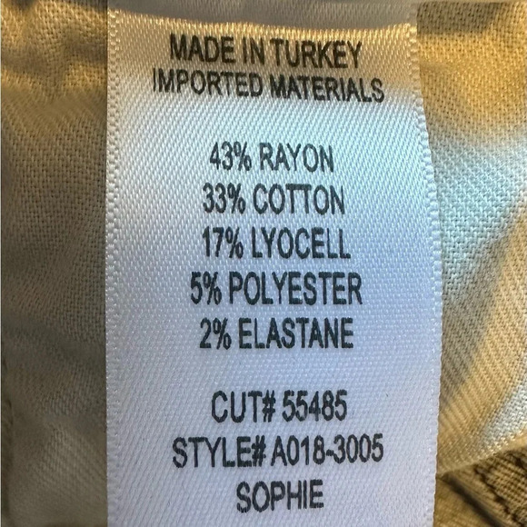 AGOLDE Sophie Jeans Crop Skinny Mid Rise Raw Hem Medium Wash Women’s Size 26 - Picture 9 of 9